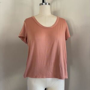 Women's Peach Short Sleeve Tee